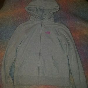 North Face women's zip up hoodie.
